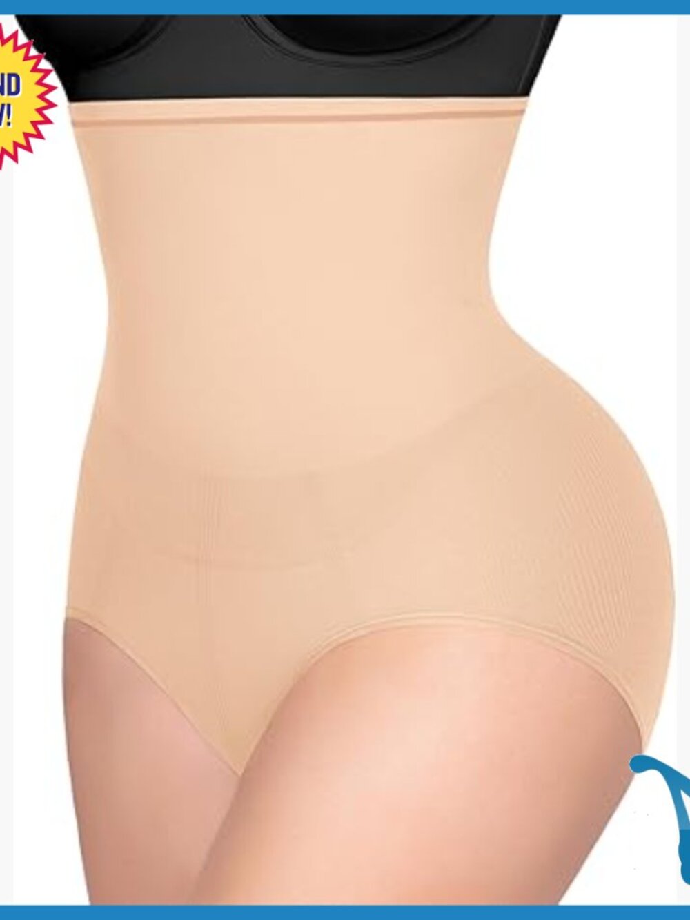 High Waisted Tummy Control Shapewear Panties Seamless Compression Briefs